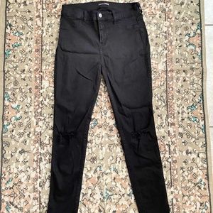 Black High Waisted Skinny Jeans